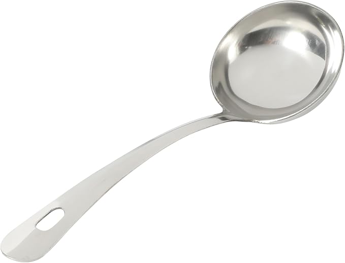 Gibson Home Landsworth 5-Piece Stainless Steel Serving Utensil Set – Ladle, Slotted Spoon, Skimmer, Turner, Spoon