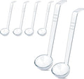 18 Pcs 1 Oz Small Ladle 7.87 Inches Mini Ladles for Serving Sauce, Soup, Dressing, Punch Bowl, Gravy, Cocktail, Fruit Juices – Clear Plastic Long Handle Ladles for Parties