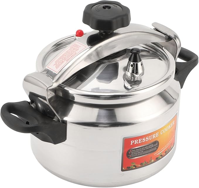 Aluminum Alloy Pressure Cooker, Durable Fast Cooking ExplosionProof Pressure Cooker for Home (5L)