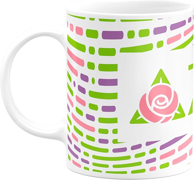 Delta Zeta Ceramic Coffee Mug 11 OZ Tea Cup (Delta Zeta # 10)