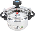 Quart Pressure Cooker, Aluminum Pressure Cooker Pot with Pressure Gauge and Cooking Rack for Family or Commercial Use (3L)
