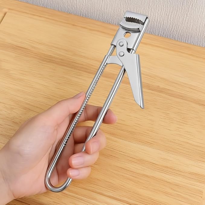 Adjustable Stainless Steel Jar Opener for Weak Hands, Easy Grip Lid Gripper and Bottle Can Opener, Multifunctional Manual Tool for Seniors Kitchen Use (3pcs)