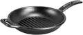 Lodge BOLD 10 Inch Seasoned Cast Iron Grill Pan; Design-Forward Cookware