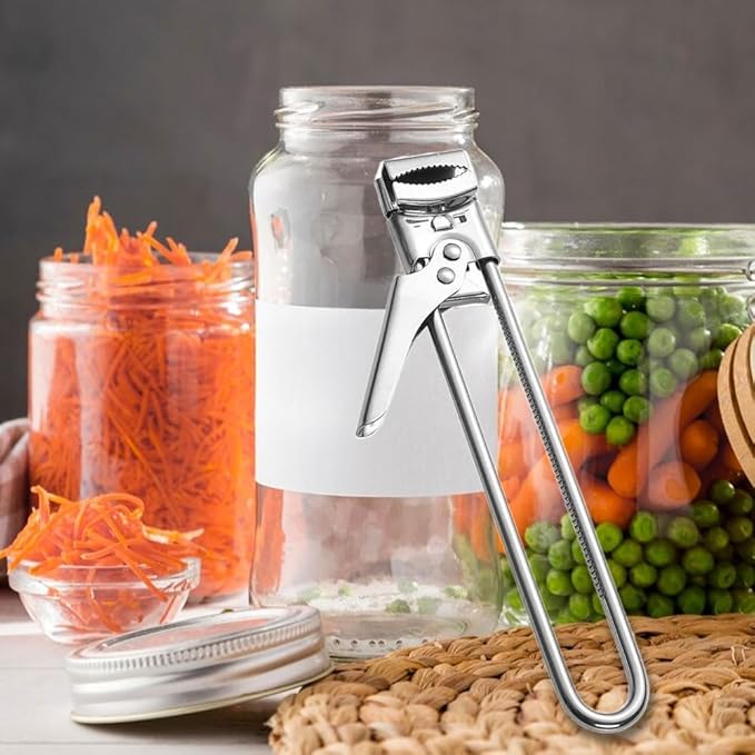 Jar Opener for Weak Hands, 2026 New Adjustable Stainless Steel Jar Opener, Upgrade Multifunctional Stainless Steel Can Opener, Jar Lid Gripper Bottle Opener Kitchen Accessories (3)