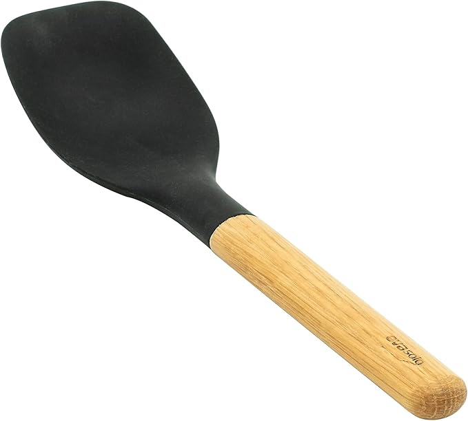 Eva Solo | Nordic Kitchen Serving Spoon, Small | Serving Utensil Buffet Banquet Spoon | Danish Design & Functionality | Black