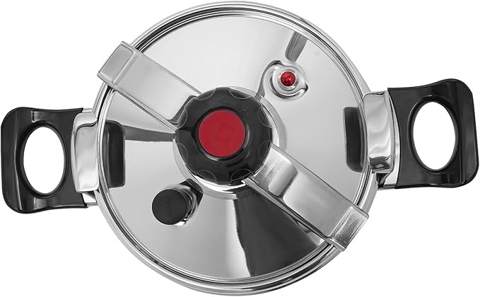 Stainless Steel Pressure Cooker 4+ Quart - High Safety 60Kpa Pressure Pot for Kitchen Boiling & Stewing on All Stoves – Ideal for Versatile Cooking and Quick Meals