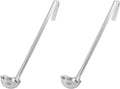 Winco Prime One Piece Stainless Steel Ladle, NSF Listed, 1 Ounce (Pack of 2)