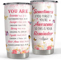 SANDJEST Inspirational Gifts for Women Tumbler 20oz Christian Gift Stainless Steel Insulated Coffee Travel Cup Mug Motivational Gift for Women Birthday Christmas