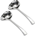 Comicfs 2 Pack Gravy Ladle, 18/10 Stainless Steel Sauce Ladle with Pouring Spout, Soup Ladles, Great small sauce spoon for gravies and dressings, Dishwasher Safe, 7.3-Inch