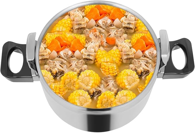 Pressure Cooker Stainless Steel, Commercial Stove Top Pressure Cooker Pot Used for Pressure Foodie or Steaming Instant Fast Cooking Pot