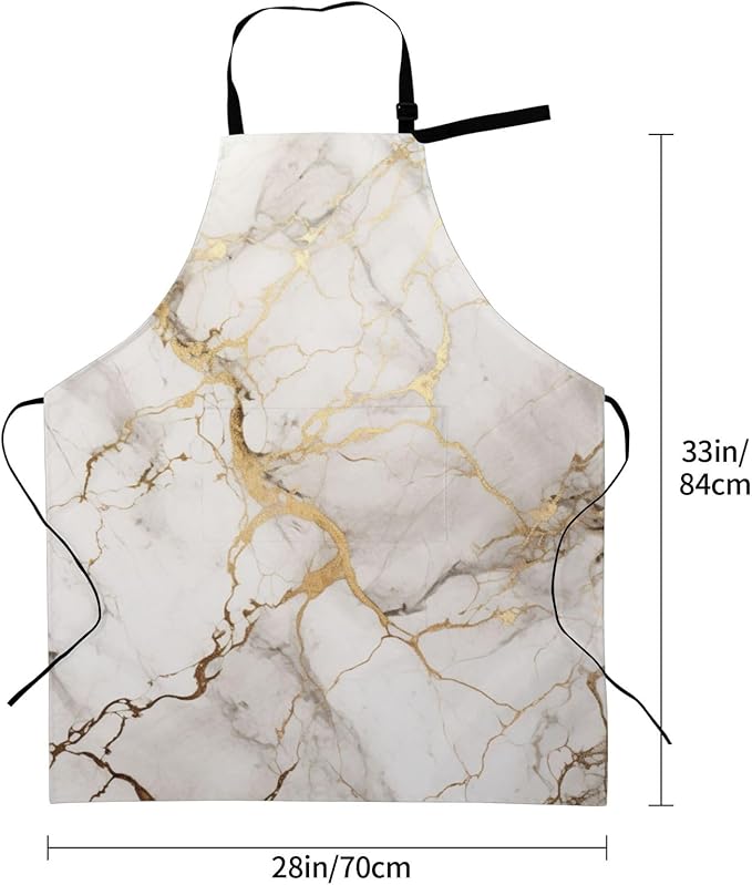 DADABULIU Apron Cooking With Pockets Adjustable Bib For Men Women Waterproof Chef Home Grilling BBQ Drawing