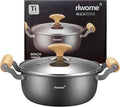 Tianium Stockpot with Lid,Nonstick 2.0 Quarts Small Pot With Handle,Multipurpose Handy Small Kitchen Cooking Pot, Light Weight,Easy to clean