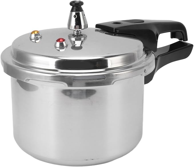 Stovetop Aluminum Pressure Cooker, 3 Liter 18cm Bottom Small Pressure Canner with Lid Easy to Small Canning Pot for Gas Stove, for Home, Commercial