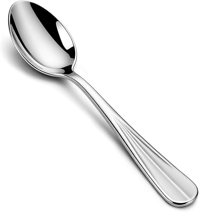 18/10 Stainless Steel Teaspoons,6.3-Inch,Set of 12,Dishwasher Safe