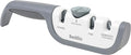 Smith’s 51109 Adjustable Angle Knife Sharpener - Grey/White - Adjustable Sharpening Angles - Repair, Restore & Polish Blades - 2-Stage Handheld Manual Sharpener - Kitchen, Straight & Serrated Knives