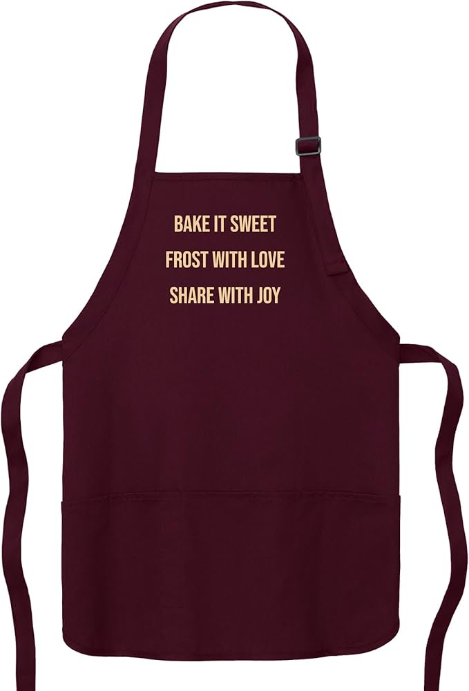 Custom Text Cooking & BBQ Apron – Personalized Chef or Grill Gift – Medium Length (1-3 Lines)