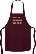 Custom Text Cooking & BBQ Apron – Personalized Chef or Grill Gift – Medium Length (1-3 Lines)