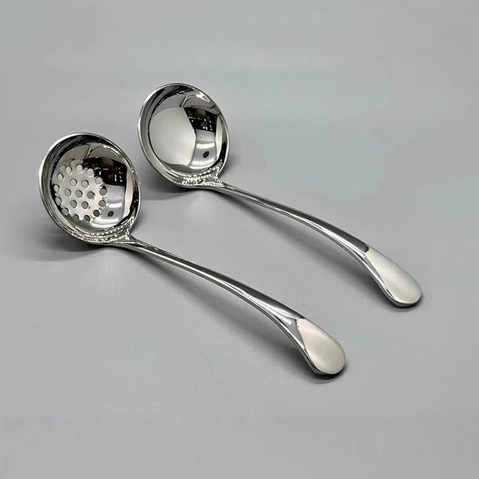 Small Ladle 18/10 Stainless Steel Sauce Ladle for Spooning Sauces or Gravies, 7.9 Inch 1 Pack (Color:Silver)