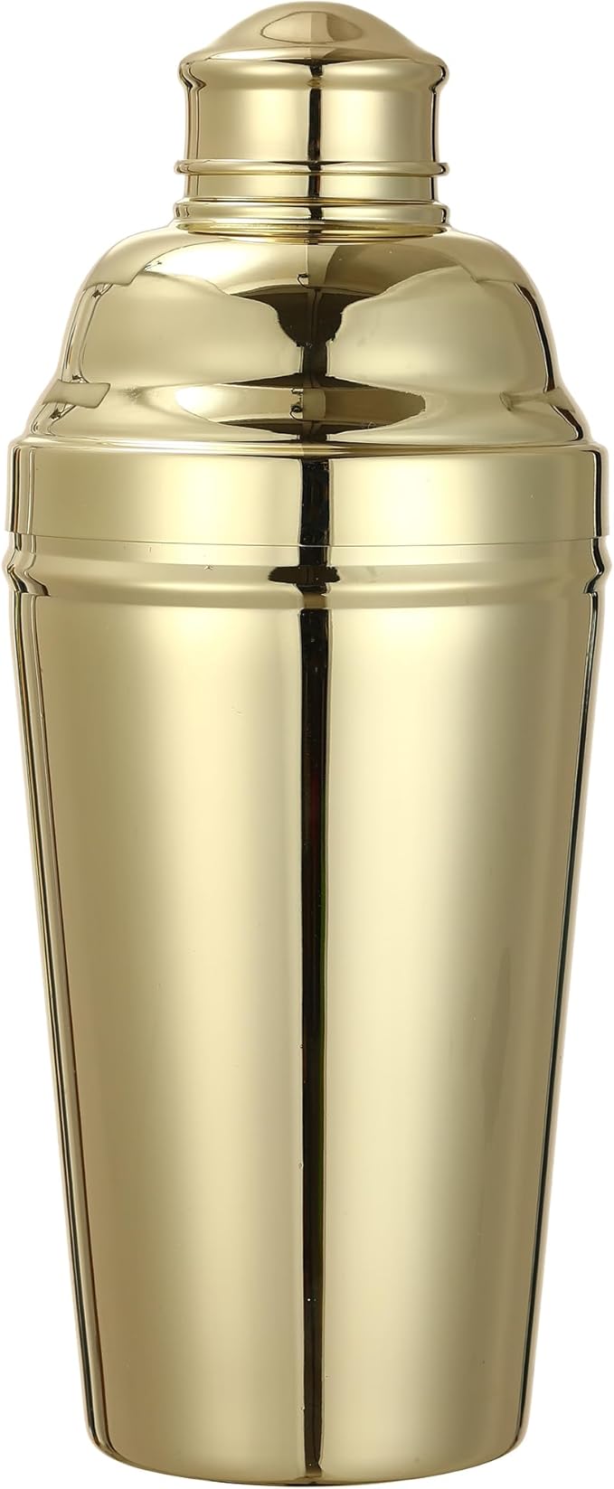 Large Stainless-Steel Cocktail Shaker, 60 oz (Gold Plated)