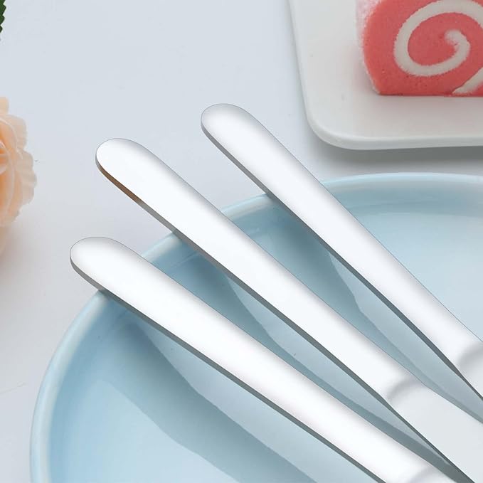 12-Piece Dinner Knives Set, Knife Set (9 Inches), Table Knife, Food Grade Stainless Steel Butter Knives, Knife Silverware for Home/Restaurant/Kitchen, Dishwasher Safe & Mirror Polished