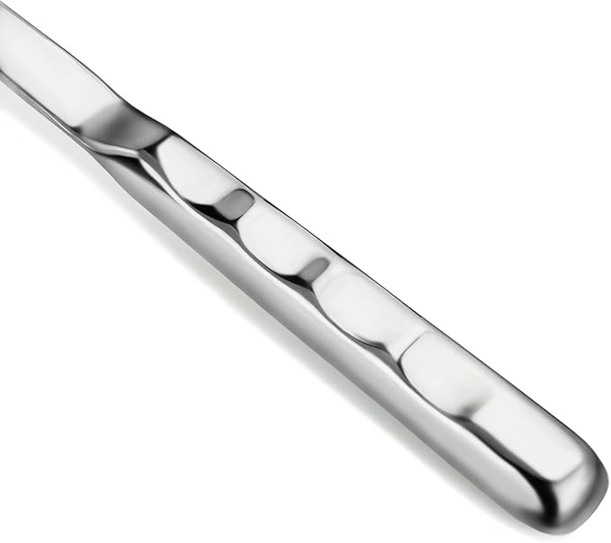 New Star Foodservice Hollow Handle Notched Serving Spoon (Gold, Notched Serving Spoon (12-Inch))