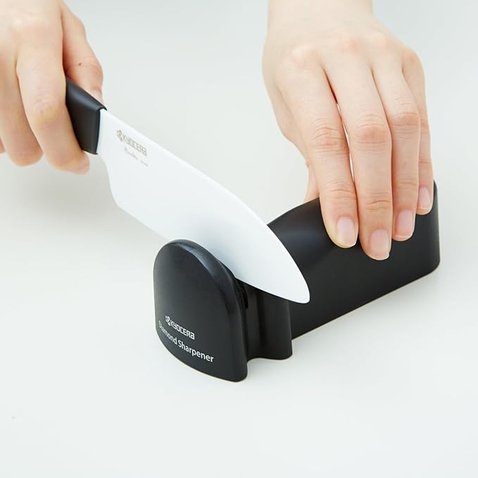 Kyocera Advanced Ceramics Diamond Wheel Knife Sharpener for Ceramic and Steel Knives
