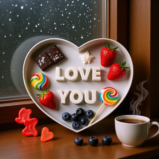 Customazible Heart Shaped Box Form Tray – Reusable Plastic for Treats, Charcuterie Boards, Cake Pops, Candy | Valentine's Day, Parties, Special Occasions - 10" & 13"