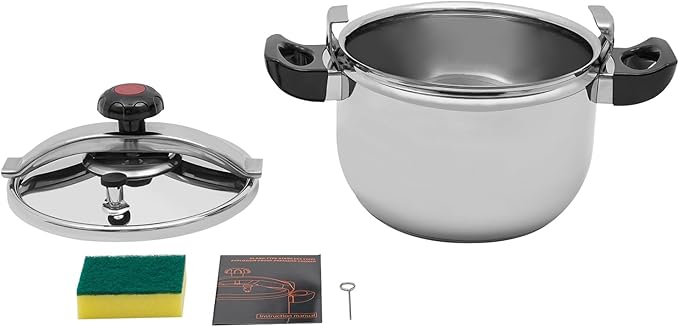 Pressure Cooker Stainless Steel, Commercial Stove Top Pressure Cooker Pot Used for Pressure Foodie or Steaming Instant Fast Cooking Pot