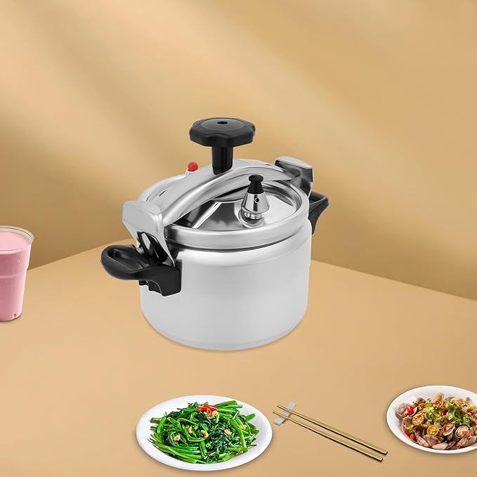 3.17Qt Stainless Steel Pressure Cooker Aluminum Explosion-Proof Pressure Cooker Family Small Mini Cooker for Cookware Pots and Pans, Kitchen
