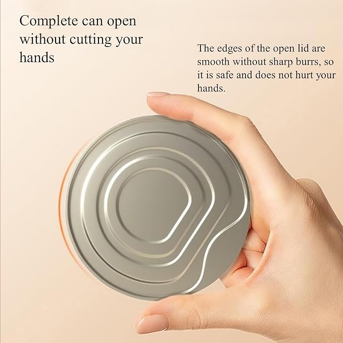 Electric Can Opener for Seniors with Arthritis, Countertop Electric Can Openers for Smooth Edge Cutting,Hands Free Automatic Can Openers for Almost Size Cans