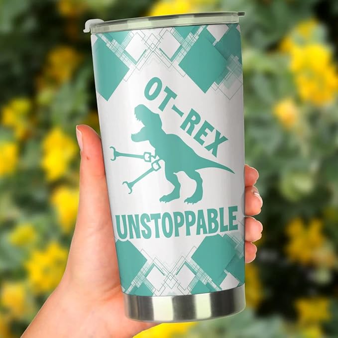 Occupational Therapy Gifts - Tumbler Stainless Steel 20oz, OT Occupational Therapist Gift For Women Men, Occupational Therapy Assistant Drinking Cups For Coworker Staffs (OT05)