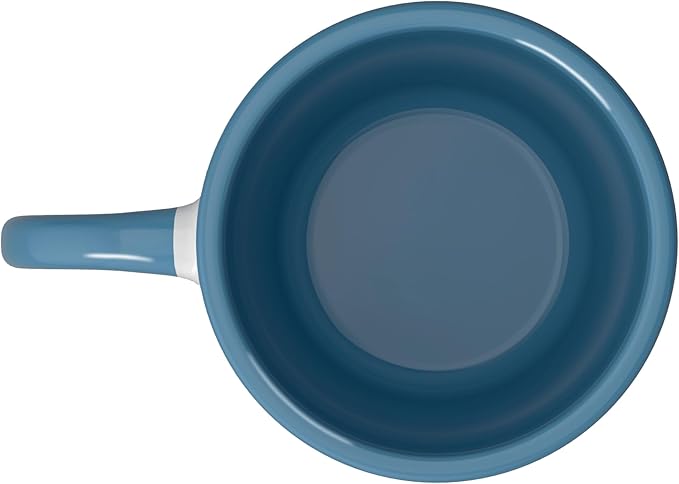 54th birthday, retro Vintage Design, man, woman 1971 Ceramic Mug, Blue/White