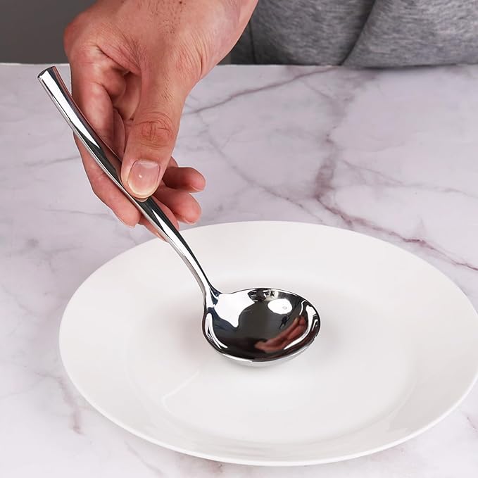 4 Pieces Stainless Steel Ladle, Small Soup Gravy Soup Spoon