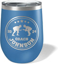 Wrestling Coach gifts, Tumbler, Coach tumbler, Wrestling gifts, Coach Beer glass, Coach gift, Wrestling Coach, Coach gifts, Wrestling Coach (Wrestling Circle, Royal Blue, 12oz Wine Tumbler)
