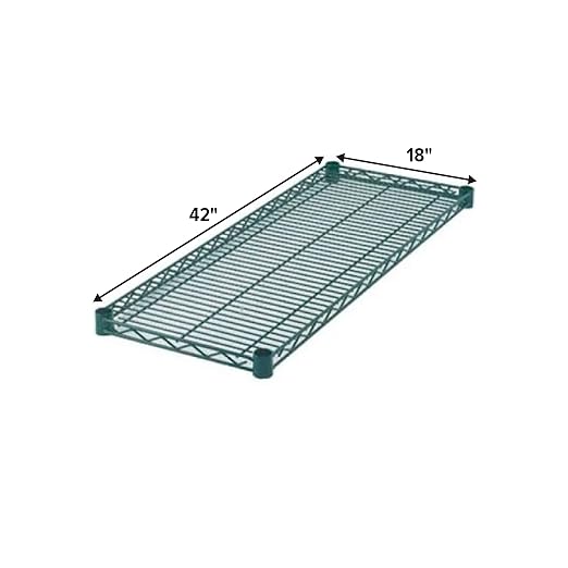 NSF Approved Heavy Duty Epoxy Wire Shelf for Kitchens, Utility Rooms, Storage, Offices & Home