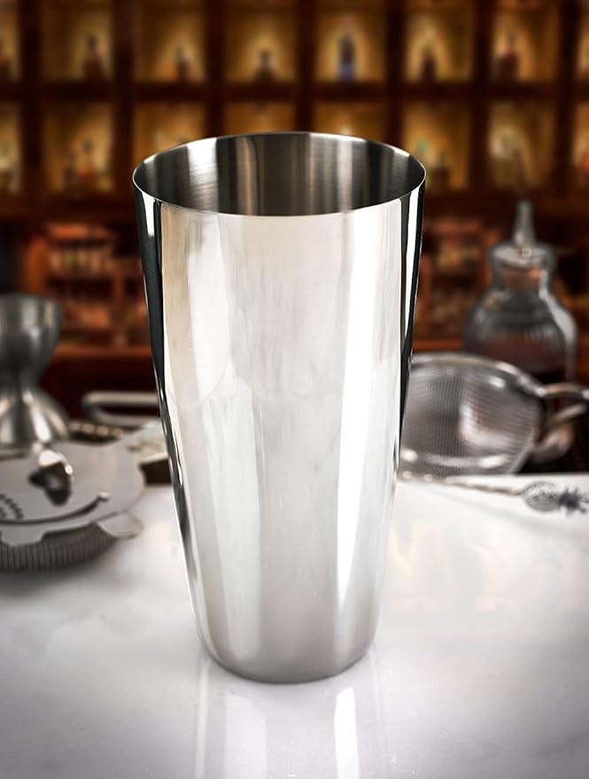 Barfly Superfly Tin, 28 OZ Cocktail Shaker, Large (828 ml), Heavyweight Stainless, (M37160)
