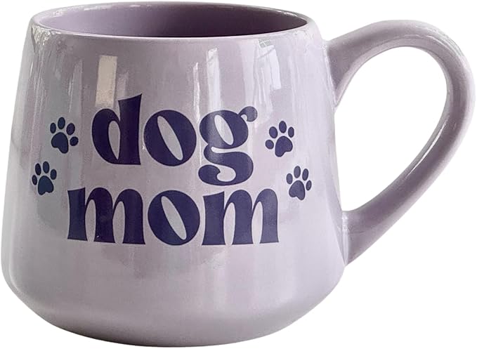 Moonlight Makers Dog Mom Ceramic 16oz Coffee Mug, Coffee Lovers Gift Ideas, Funny Novelty Coffee Cups, Cute Pastel Mugs for Women, Tea Mug