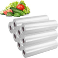 Food Storage Bags, 14" X 20" Clear Plastic Bag, Plastic Produce Bag for Food, Fruit, Vegetable, Refrigerator Storage, Kitchen,350 Bags/Roll (8 Rolls)