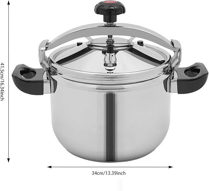 Pressure Cooker Stainless Steel, Commercial Stove Top Pressure Cooker Pot Used for Pressure Foodie or Steaming Instant Fast Cooking Pot