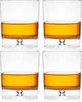 Whiskey Glasses, Set of 4, Made in Europe, 100% Lead-Free Crystal, Smooth Rim, Gift-Boxed, Dishwasher-Safe (Taylor Double Old Fashioned Glasses)