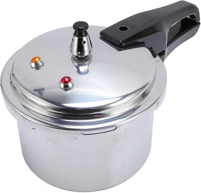 Aluminium Alloy Pressure Cooker Large Capacity Explosion Proof Canning Pot Cooker for Family Gatherings (22CM/5L)
