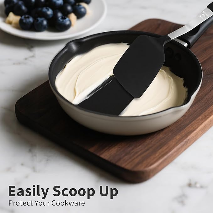 4-Piece Nylon Cooking Utensil Set - Heat-Resistant, Dishwasher Safe Kitchen Tools with Stainless Steel & PP Hybrid Handle for Nonstick Cookware (Ladle, Spatula, Slotted Spoon, Whisk)