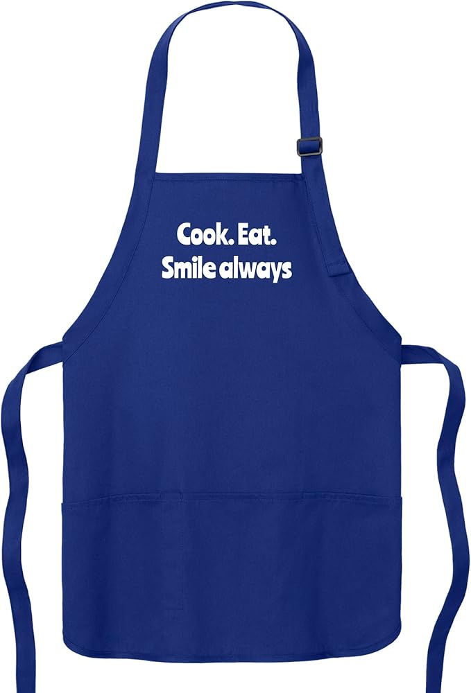 Custom Text Cooking & BBQ Apron – Personalized Chef or Grill Gift – Medium Length (1-3 Lines)
