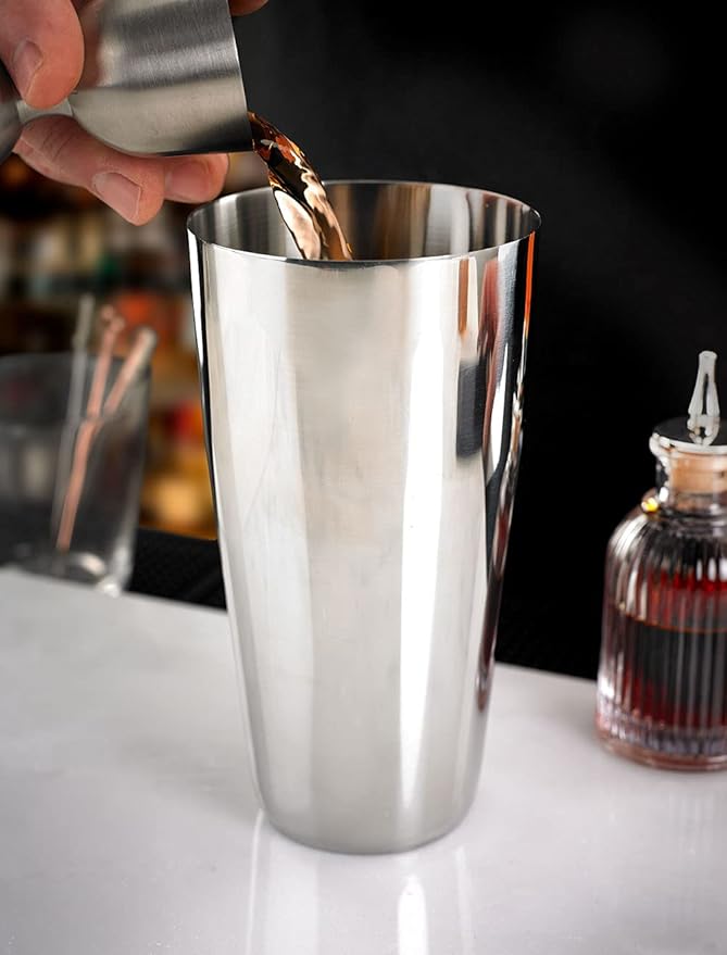 Barfly Superfly Tin, 28 OZ Cocktail Shaker, Large (828 ml), Heavyweight Stainless, (M37160)