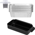 Grease Pan for Charbroil 9328812P06 G416-0015-W1 Grease Catcher with 15-Pack Aluminum Disposable Drip Pan for Charbroil Performance 463331221 463365021 and More