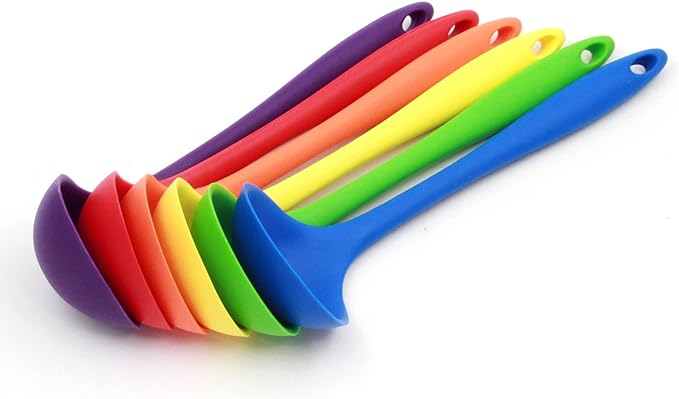 Chef Craft Premium Silicone Cooking Ladle, 11.25 inch, Yellow