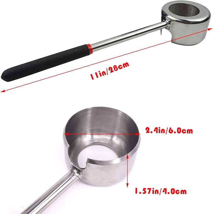 Stainless Steel Coconut Opener Set of 3, Tool Kit for Opening Fresh Coconuts