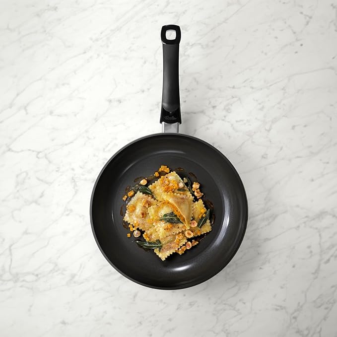 Fissler Ceratal Classic Ceramic 11 Inch Non-Stick Frying Pan, Orbit Black, Made without PFAS