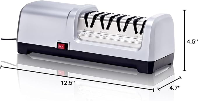 YBSVO 4 Stage Heavy-Duty Professional Electric Knife Sharpener