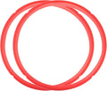 uxcell 2 Pcs Silicone Sealing Ring for Pressure Pot 8QT, Pressure Pot Inner Gasket Seal Rings Pressure Cooker Replacement Parts, Red